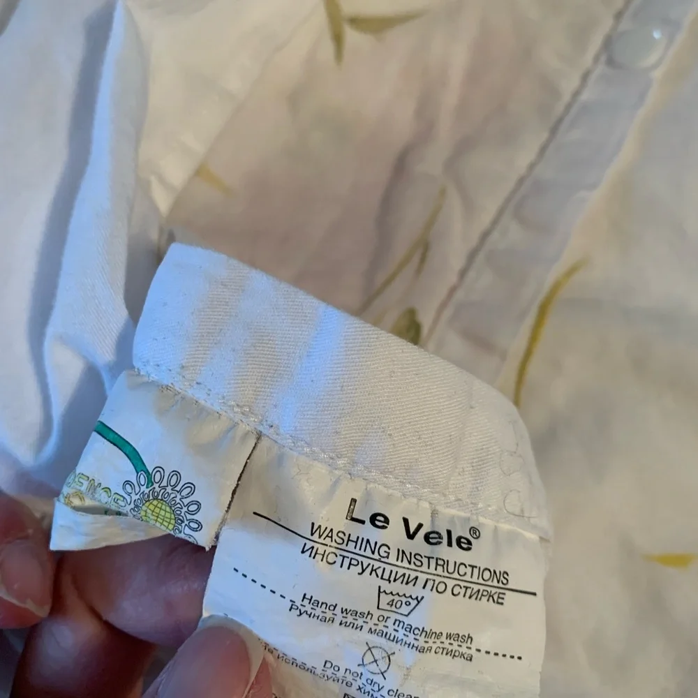 Vintage Le Vele Floral Duvet Cover